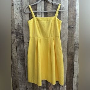 Ann Taylor Loft Strappy Yellow Sun Dress